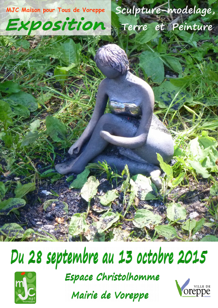 Exposition Sculpture-modelage, Terre et Peinture Adultes