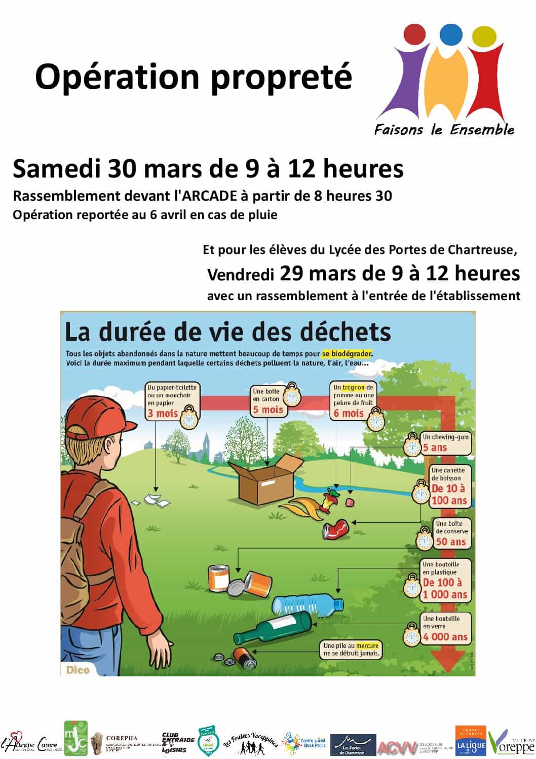 Samedi 30 mars 2019 – Opération propreté