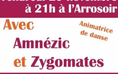 Bal folk – vendredi 29 nov. à 21h – l’Arrosoir, à Voreppe