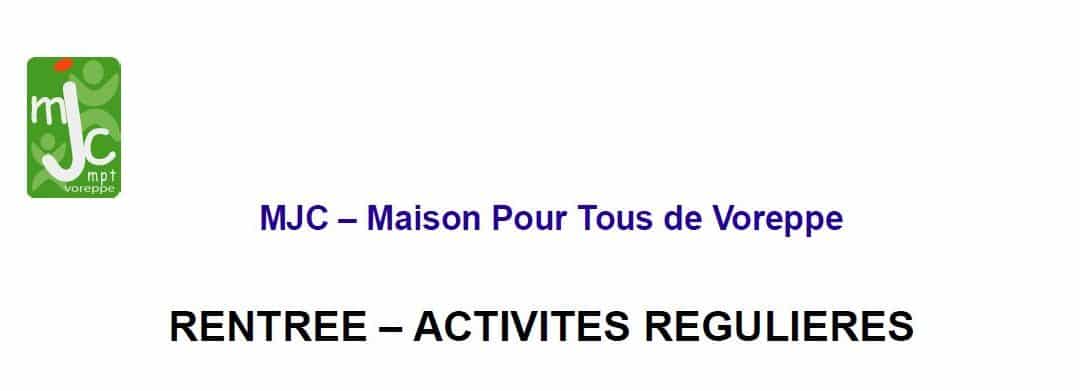 Courrier aux adhérents – Activités régulières rentrée 2020