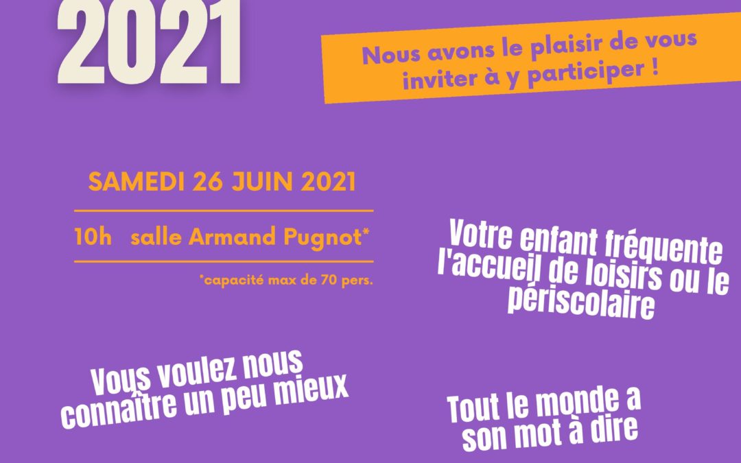Assemblée Générale 2021