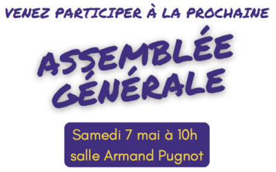 Assemblée Générale – Samedi 07 mai 2022