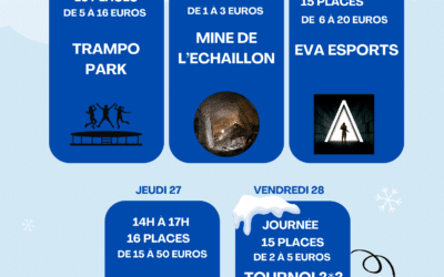 Secteur Jeunes – Programme des vacances de février